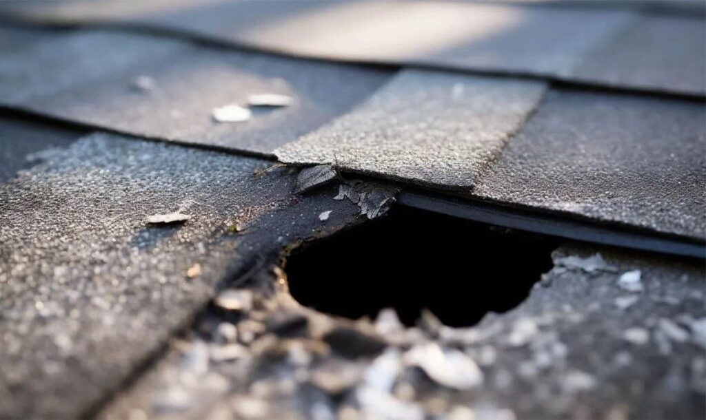 Something Punctures a Hole in Your Roof